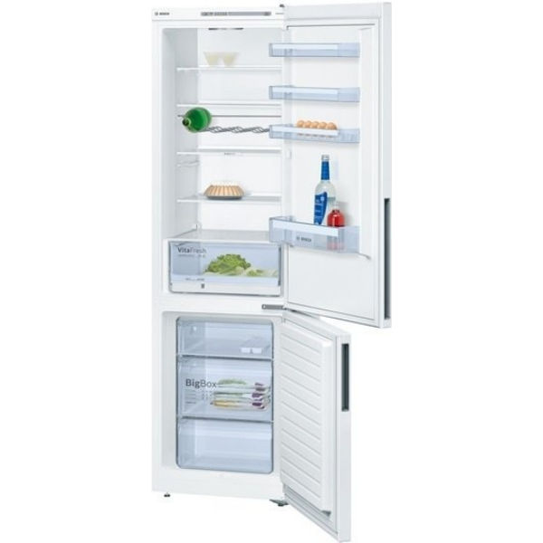 Холодильник Bosch KGV39VW306 с нижней морозильной камерой -201x60/статика/344 л/А++/белый