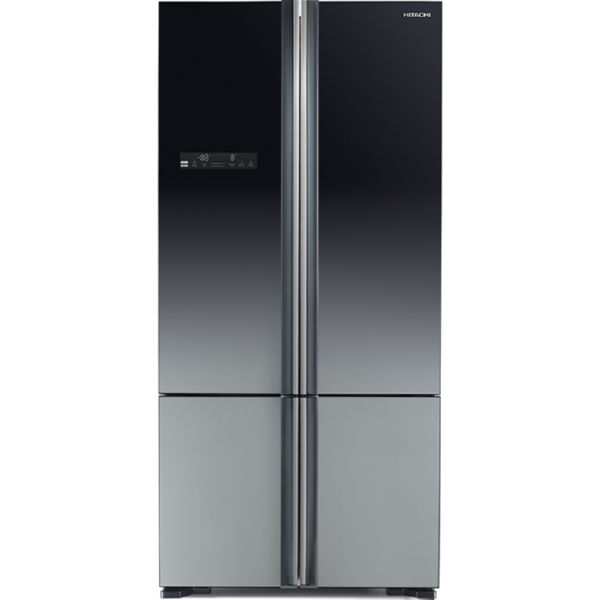 Холодильник Hitachi R-WB730 ниж. мороз./4 двери/ Ш855xВ1835xГ808 / 590л /A++ /Gradation Grey