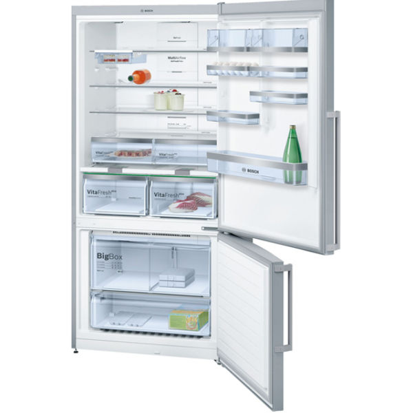 Холодильник Bosch KGN86AI30U с нижней морозильной камерой - 186x86x81/479 л/No-Frost/А++/нерж. сталь