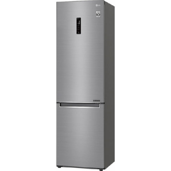 Холодильник LG GW-B509SMDZ 2 м/384 л/ А++/Total No Frost/лин. компр./внешн. диспл/платиново-серый