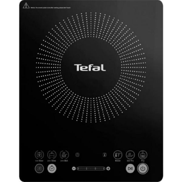 Индукционная плита Tefal IH210801 Everyday Slim, индукция, сенсор, 2,1 кВт, черный