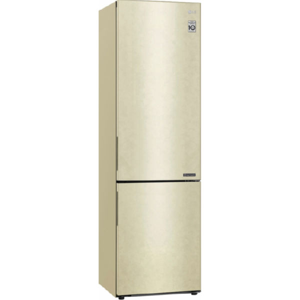Холодильник LG GA-B509CEZM 2 м/384 л/ А++/Total No Frost/инверторный компрессор/внутр. диспл/бежевый