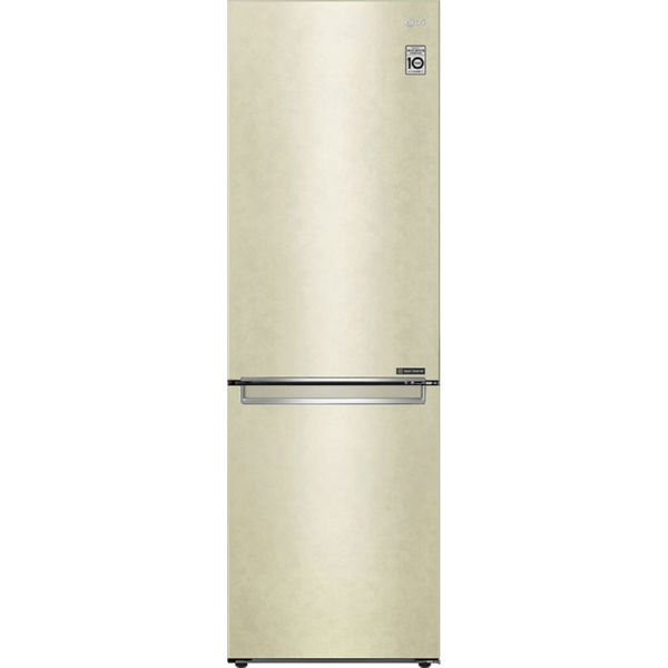 Холодильник LG GA-B459SECM 186 см/341 л/ А++/Total No Frost/инверторный компр./внутр. диспл./бежевый