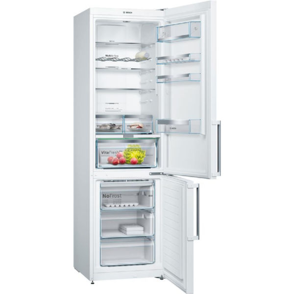 Холодильник Bosch KGN39AW35 с ниж. мороз. камерой - 203x60x66/366 л/No Frost/дисплей/А++/белый