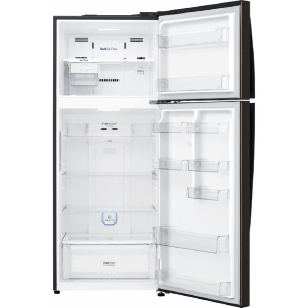 Холодильник LG GC-H502HBHZ c верхней морозильной камерой/178 см/471 л/ А++/линейный компр./черный