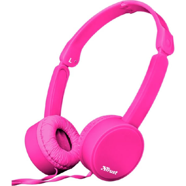 Навушники Trust Nano On-Ear Mic Pink