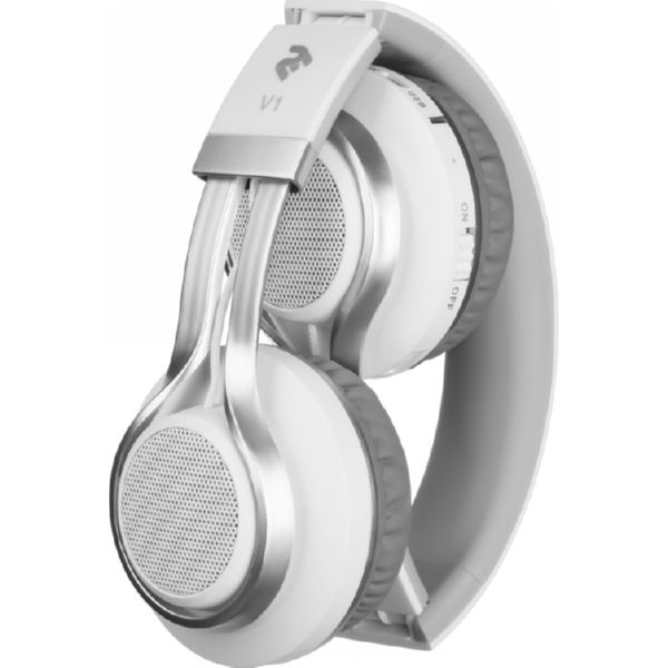 Навушники 2E V1 ComboWay ExtraBass Wireless Over-Ear Mic White