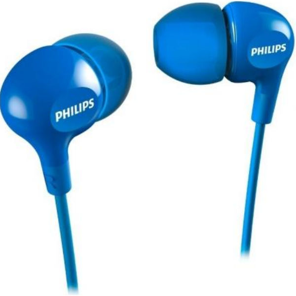 Наушники Philips SHE3555 In-ear Mic Blue