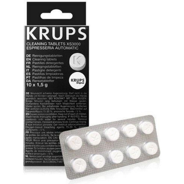 Таблетки от накипи Krups XS300010 для кофемашин (10шт)