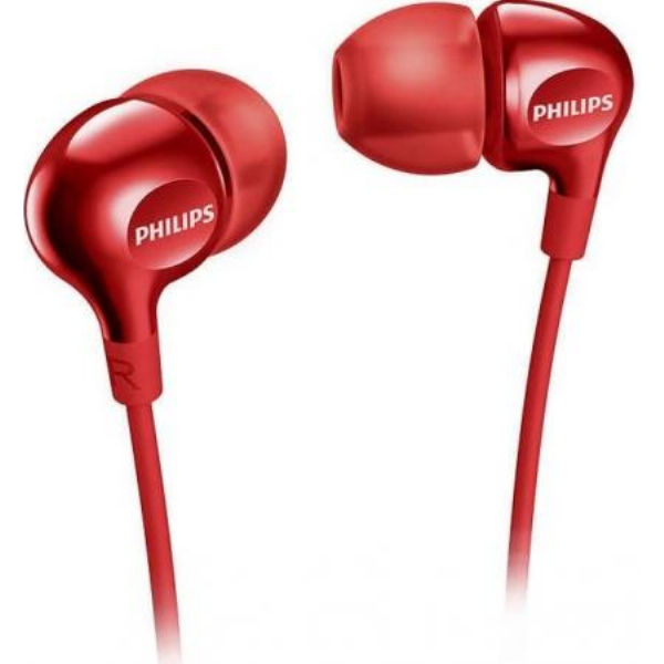 Наушники Philips SHE3555 In-ear Mic Red