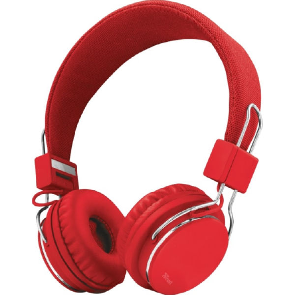 Навушники Trust Ziva On-Ear Mic Red