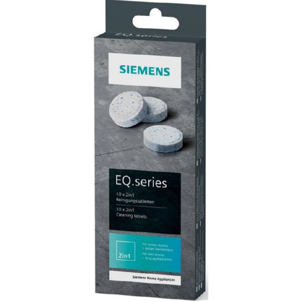 Таблетки для очищення кавоварок Siemens TZ80001N - 10 шт. в упаковці