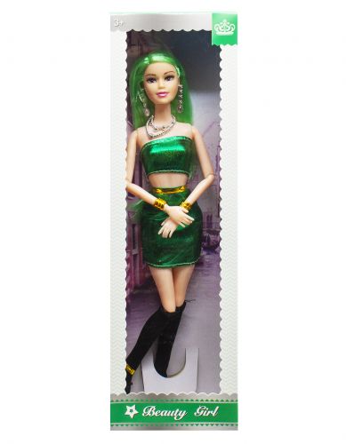Кукла "Beaty Girl", в зеленом ZX011A