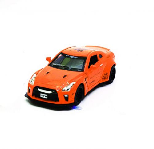 Машинка Nissan GTR из серии Автопром (оранжевая) 7862
