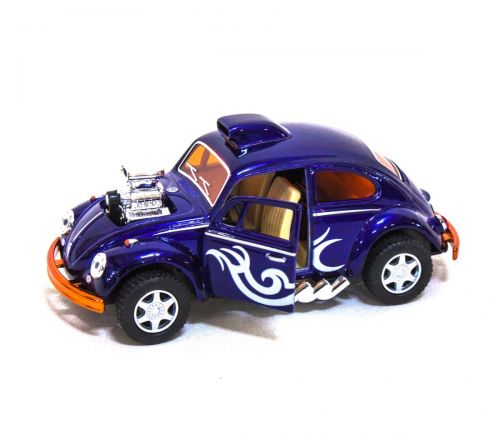 Машинка KINSMART Volkswagen Beetle Custom-Dragracer (фиолетовая) KT5405W
