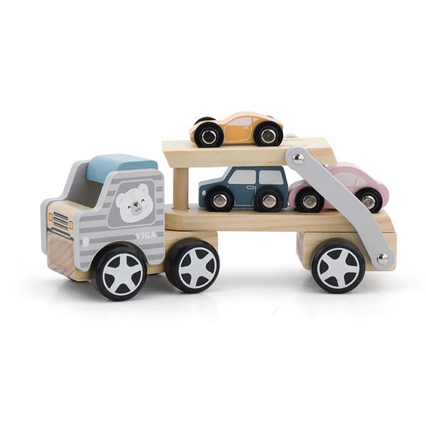 Деревянная игрушечная машинка Viga Toys PolarB Автовоз (44014)