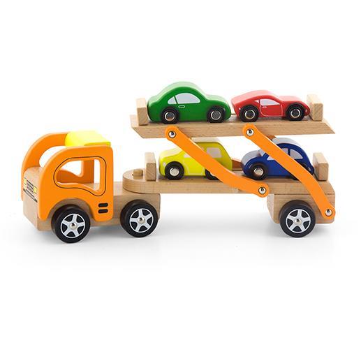 Деревянная игрушечная машинка Viga Toys Автотрейлер (50825)