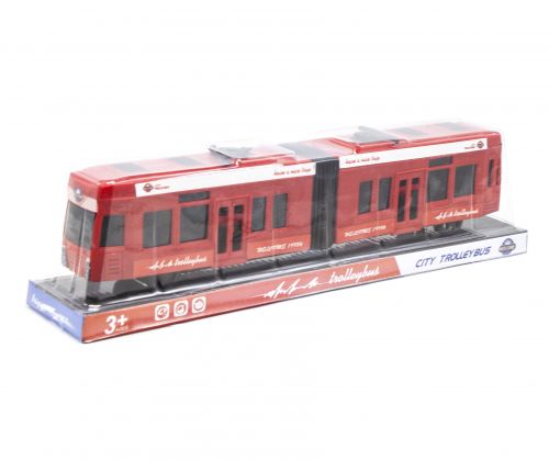 Трамвай инерционный (красный) KX905-14