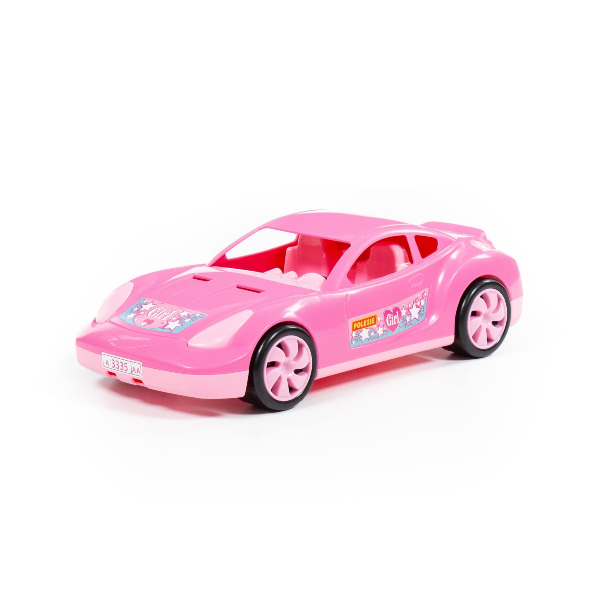 Игрушка гоночный автомобиль "Торнадо" розовый, Polesie (78582)