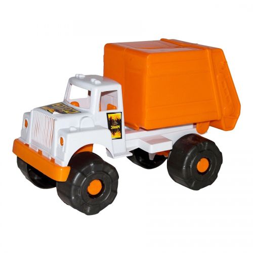 Грузовик мусоровоз оранжевый 5189