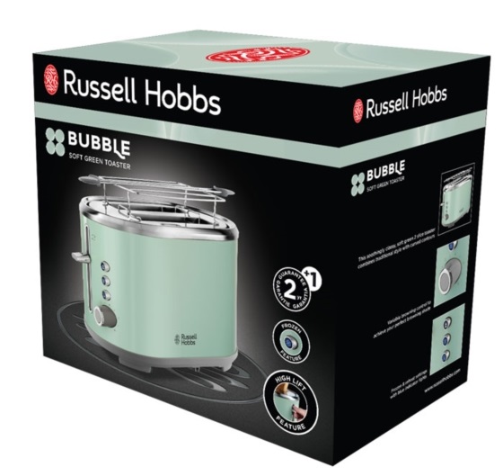 Тостер Russell Hobbs 25080-56 Bubble Green