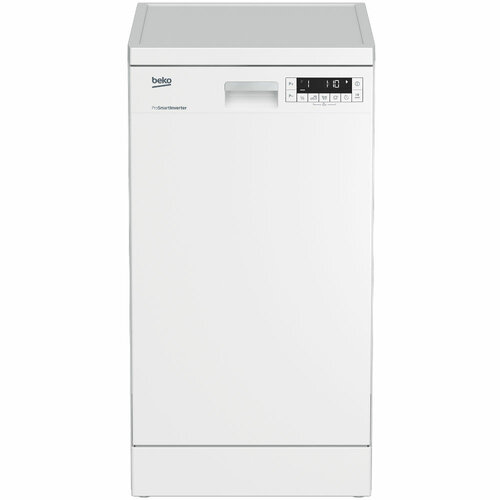 Отдельно стоящая посудомоечная машина Beko DFS26025W - 45 см./10 компл./6 програм/А++/белый