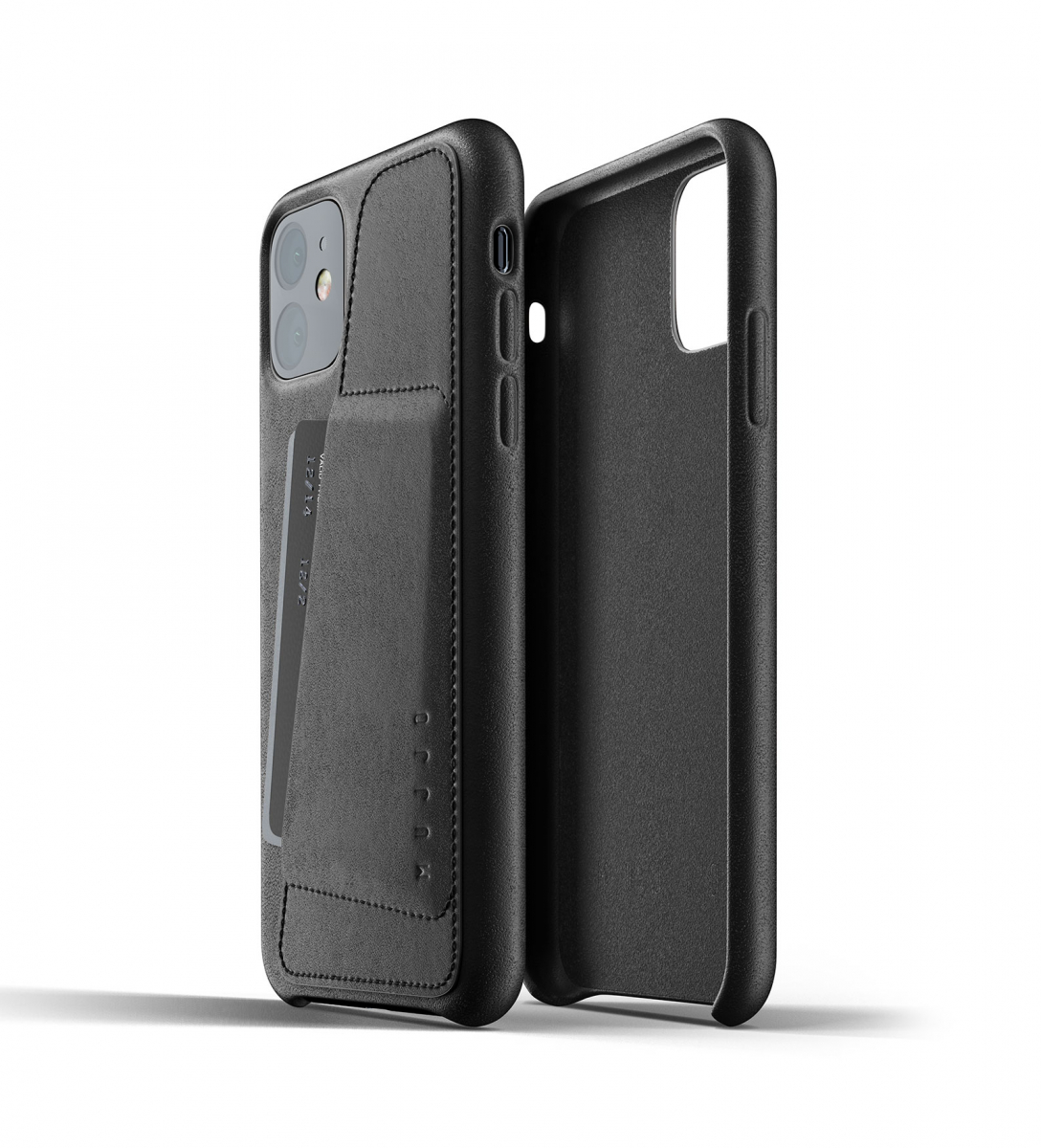 Чохол шкіряний MUJJO для iPhone 11 Full Leather Wallet, Black