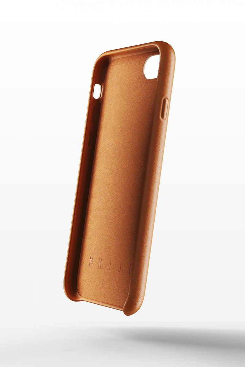 Чехол кожаный MUJJO для iPhone 8/7 Full Leather, Tan