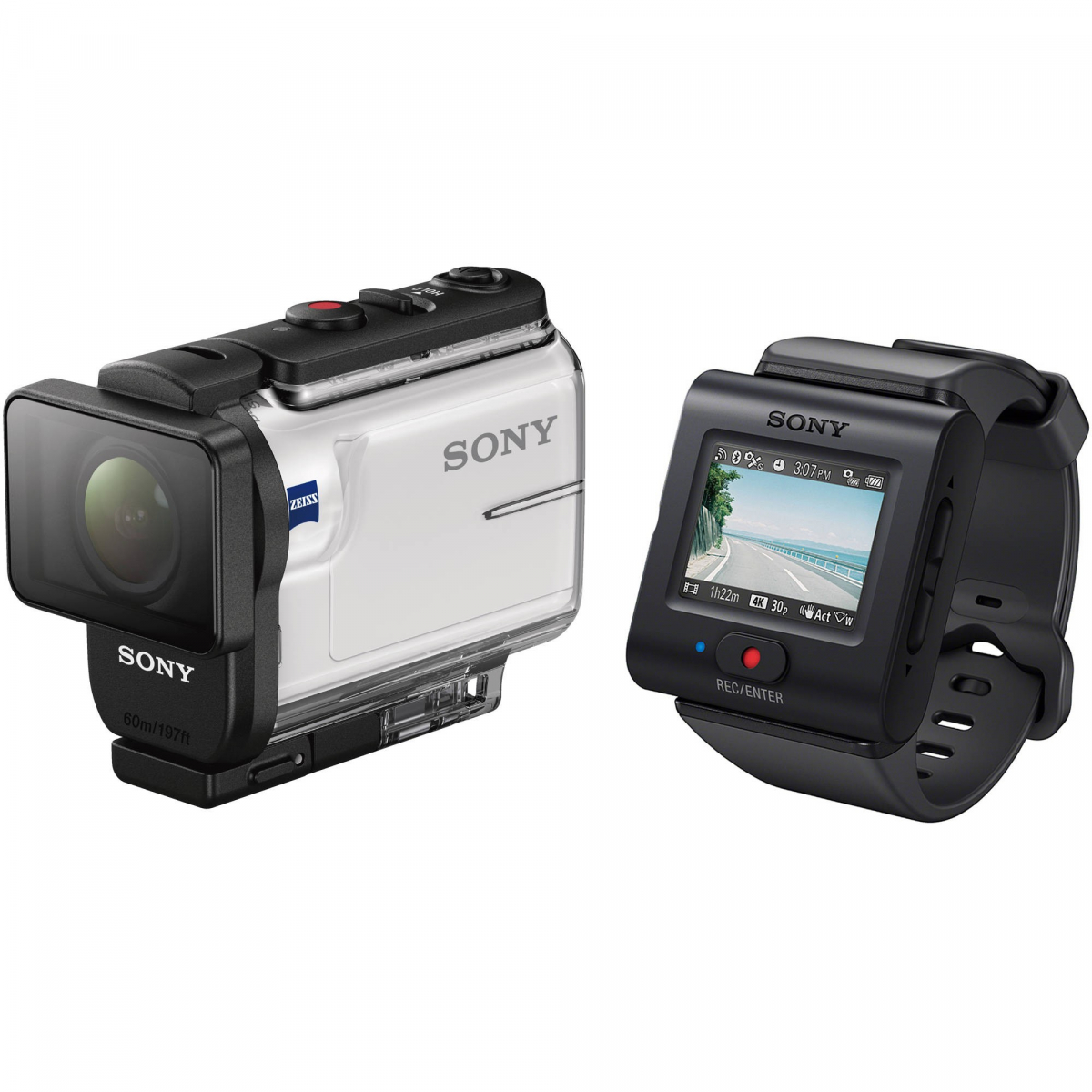 Цифр. видеокамера экстрим Sony HDR-AS300 c пультом д/у RM-LVR3