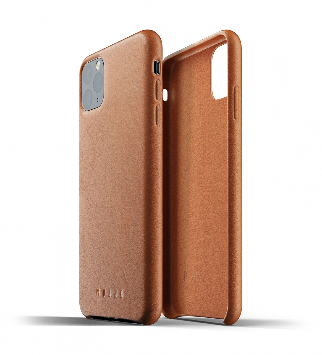 Чехол кожаный MUJJO для iPhone 11 Pro Max Full Leather, Tan