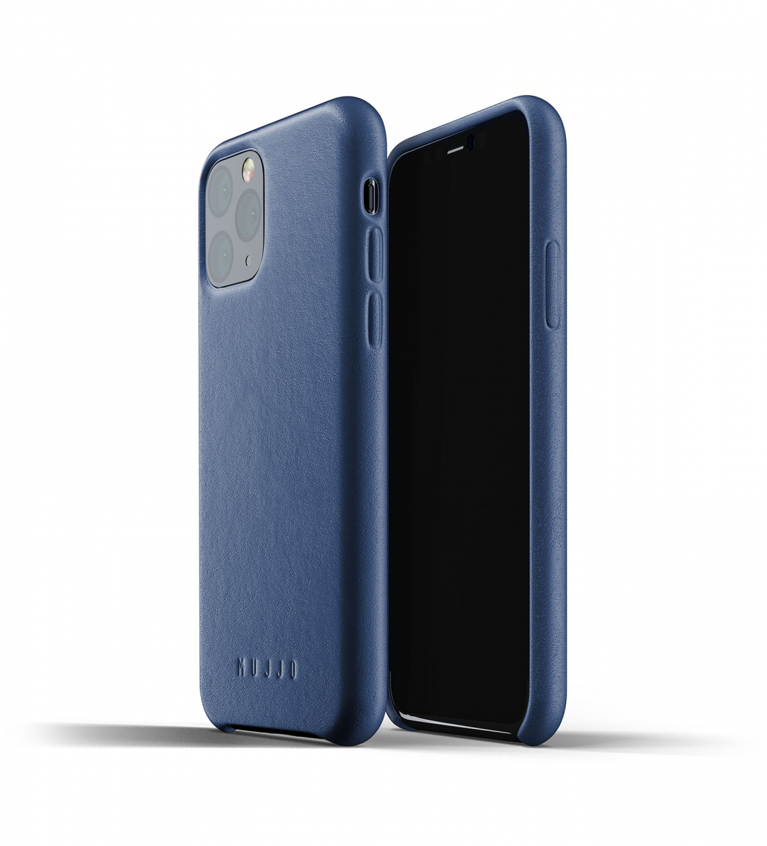 Чехол кожаный MUJJO для iPhone 11 Pro Full Leather, Monaco Blue