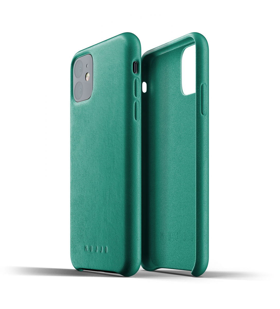 Чехол кожаный MUJJO для iPhone 11 Full Leather, Alpine Green