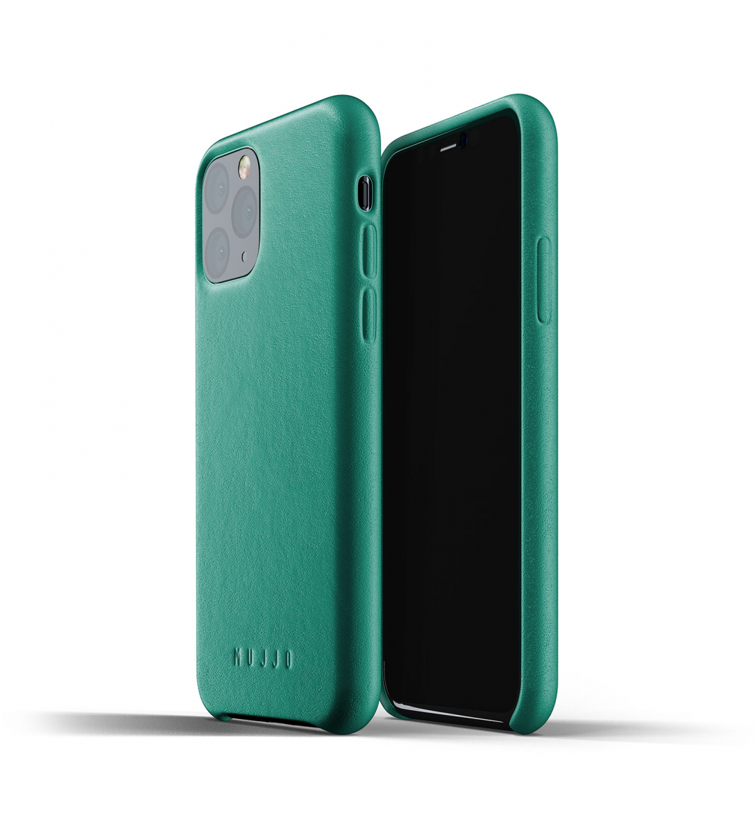 Чехол кожаный MUJJO для iPhone 11 Pro Full Leather, Alpine Green