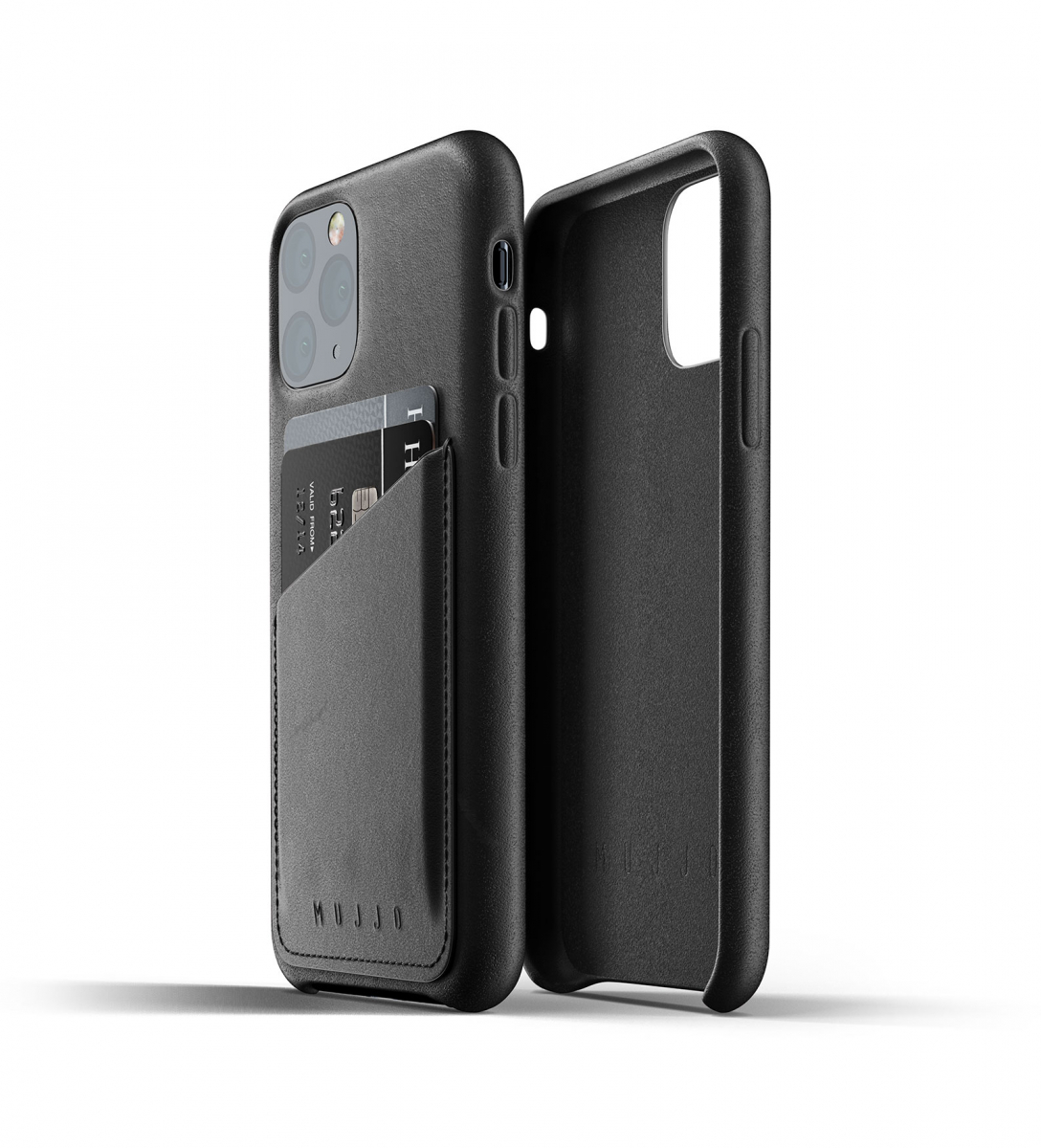 Чохол шкіряний MUJJO для iPhone 11 Pro Full Leather Wallet, Black
