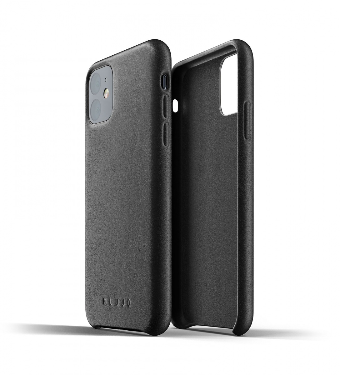 Чехол кожаный MUJJO для iPhone 11 Full Leather, Black