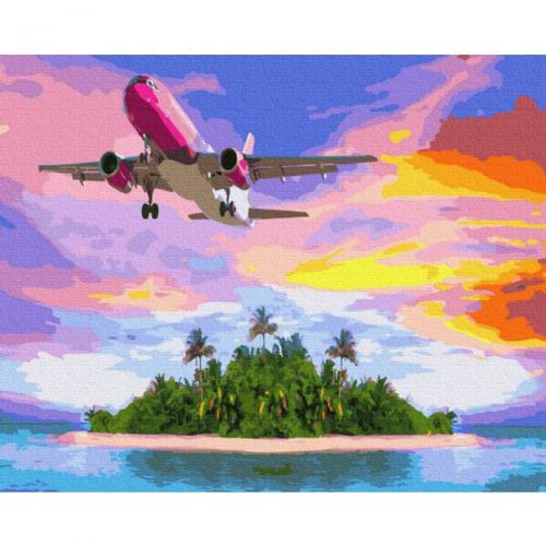 Картина по номерам "Полёт над островом" ★★★ GX34499