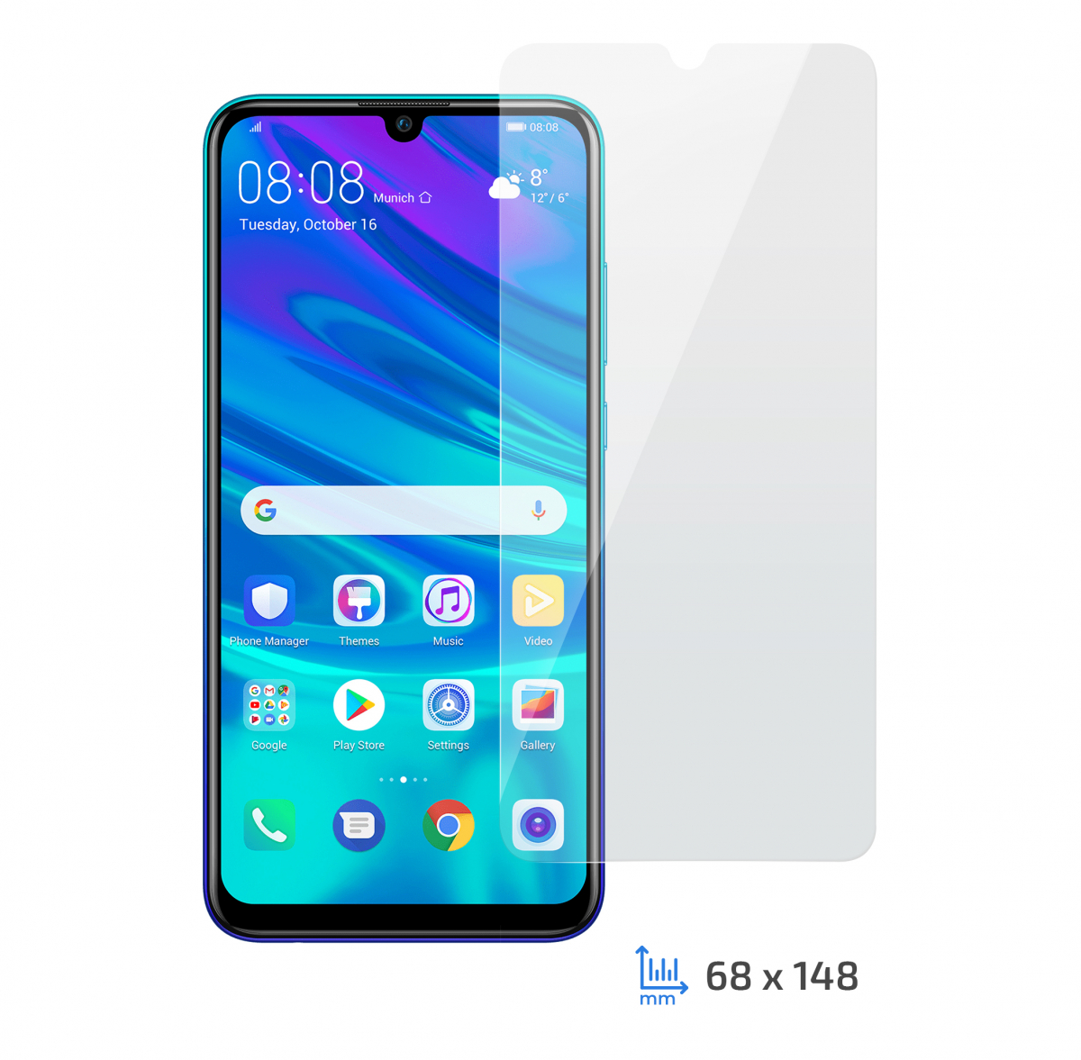 Захисне скло 2E Huawei P Smart 2019 / Huawei P Smart + 2019 2.5D Clear