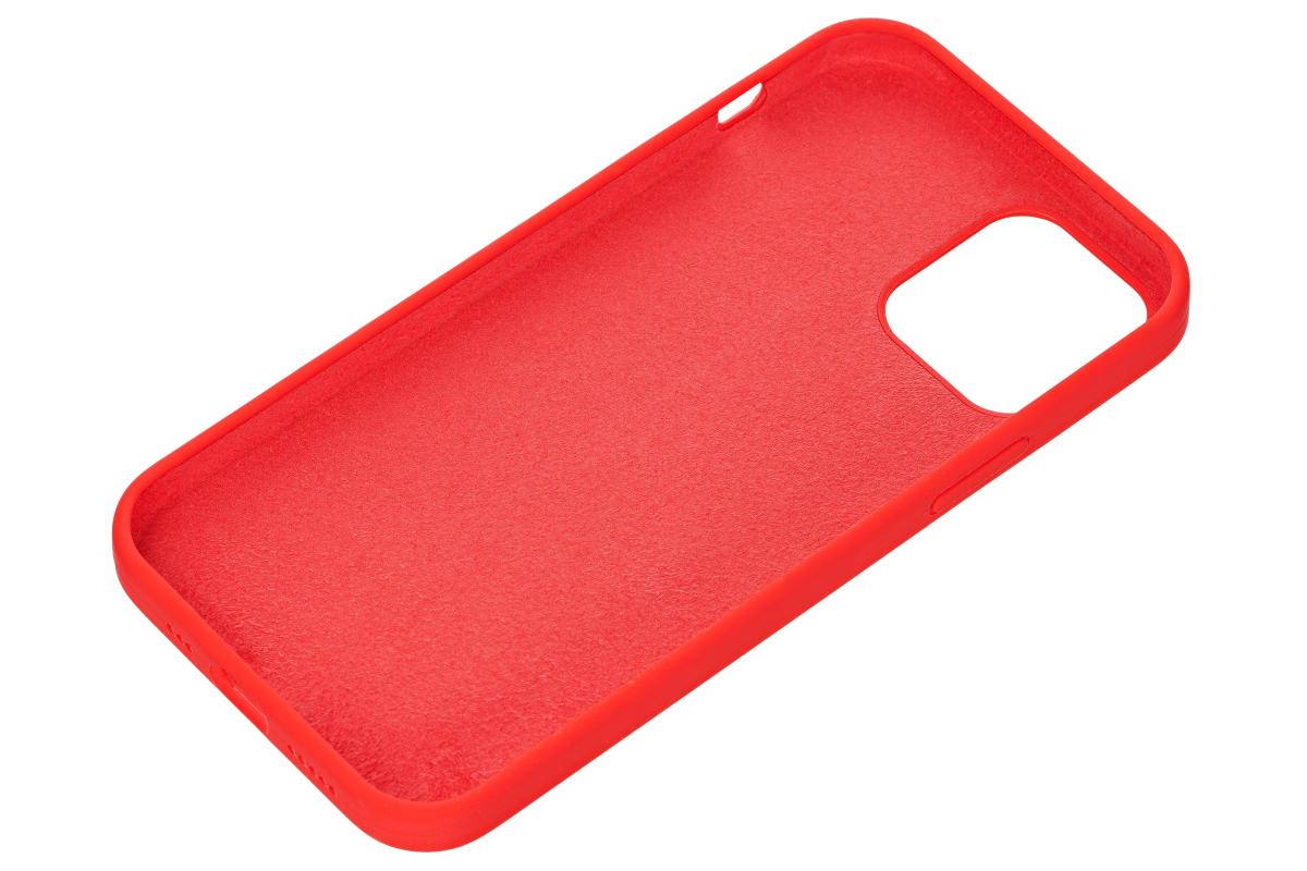 Чехол 2Е для Apple iPhone 12 (6.1"), Liquid Silicone, Red