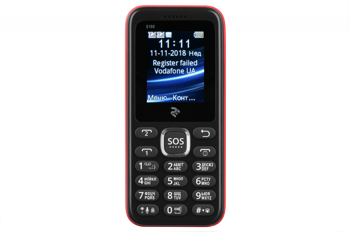Мобильный телефон 2E S180 DUALSIM Red