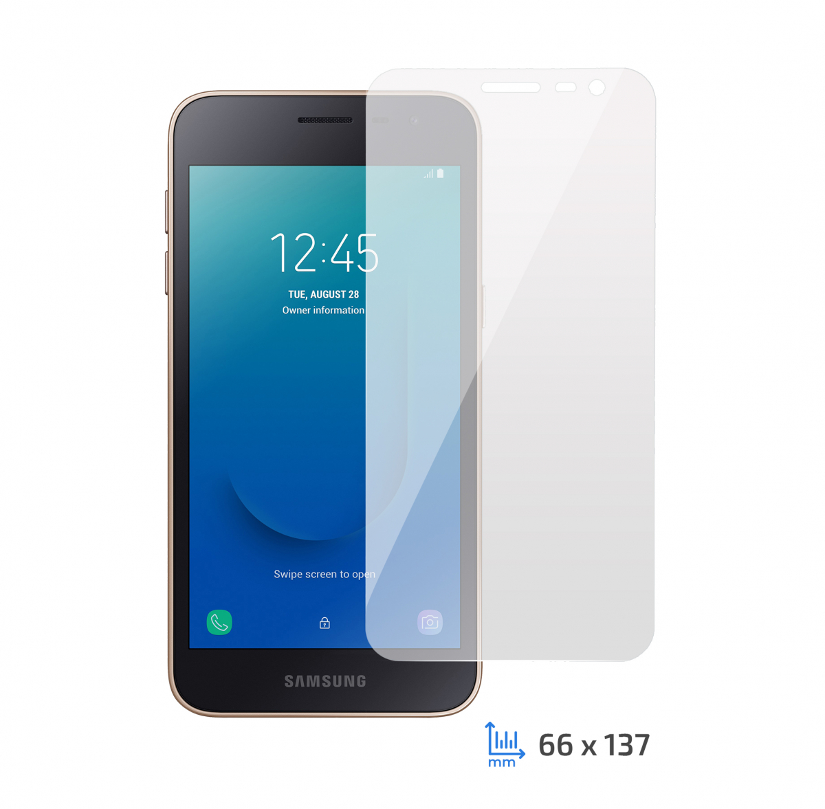 Захисне скло 2E Samsung Galaxy core J2 2.5D clear