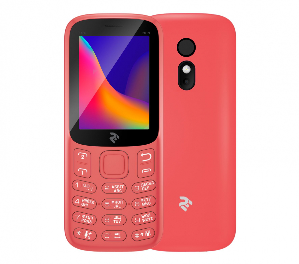 Мобильный телефон 2E E180 2019 DUALSIM Red