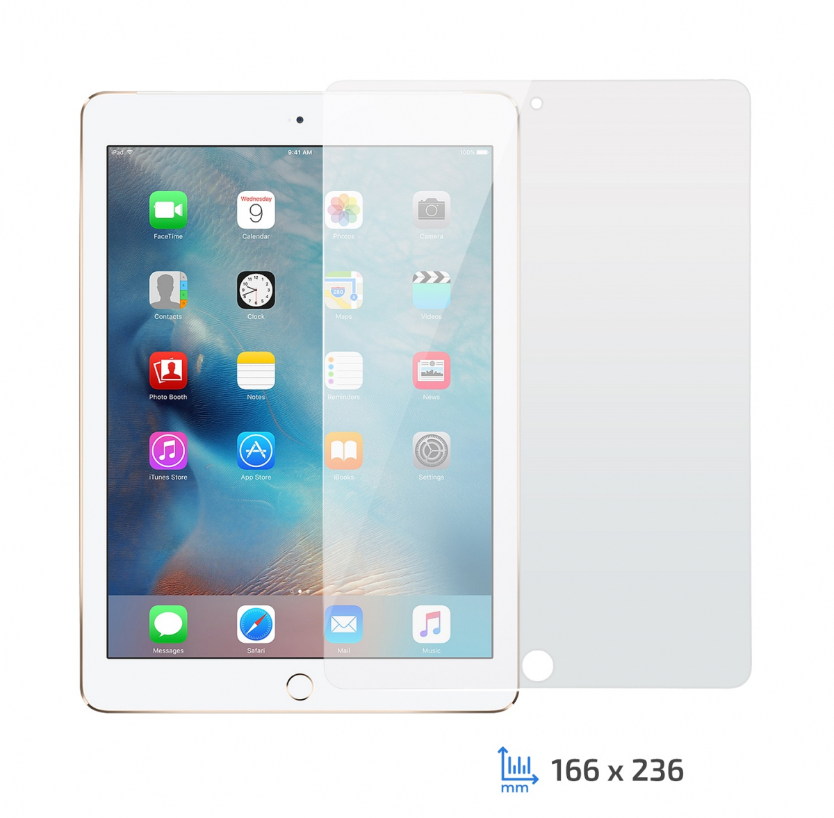 Защитное стекло 2Е Apple iPad Air 2 9.7" 2.5D clear