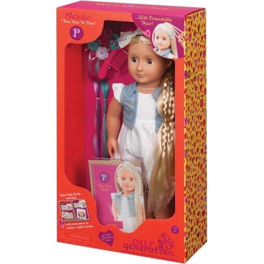 Лялька Фібі з довгим волоссям блонд BD31055Z Our Generation (46 см)
