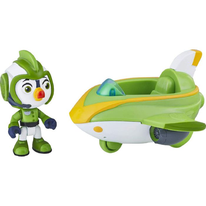 Фигурка Броди и машинка Отважные Птенцы зеленый, Top wing Hasbro