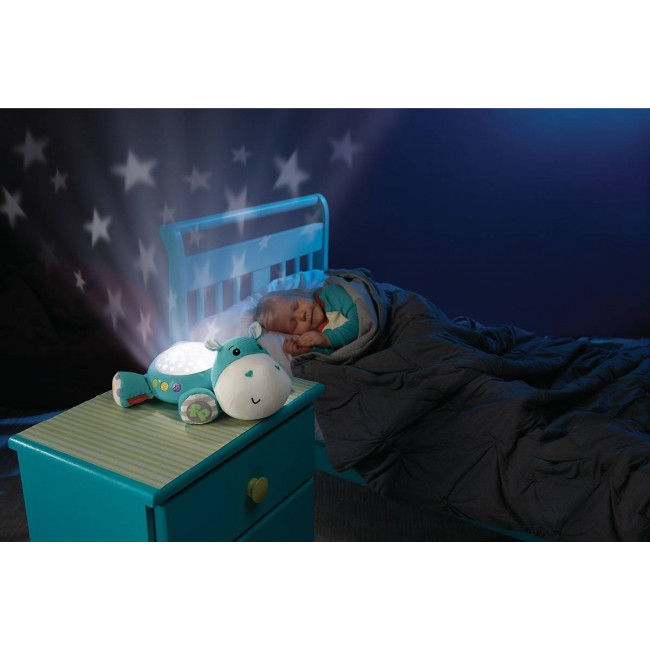 Музыкальный ночник-проектор Гиппопотам Fisher-Price