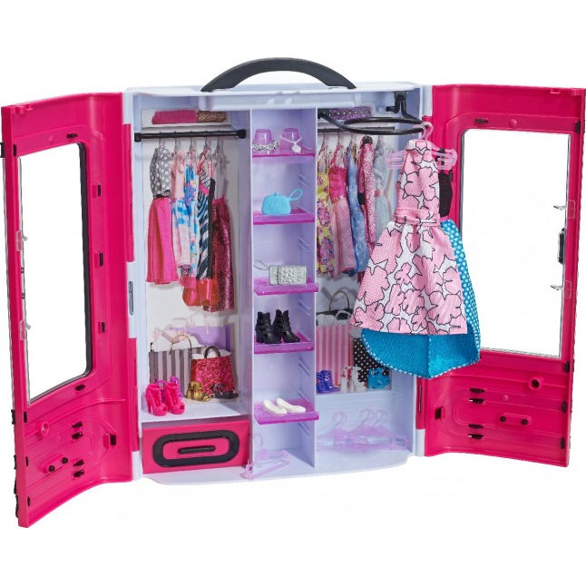 Шафа-валіза для одягу Barbie оновл.
