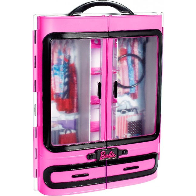 Шкаф-чемодан для одежды Barbie обновл.