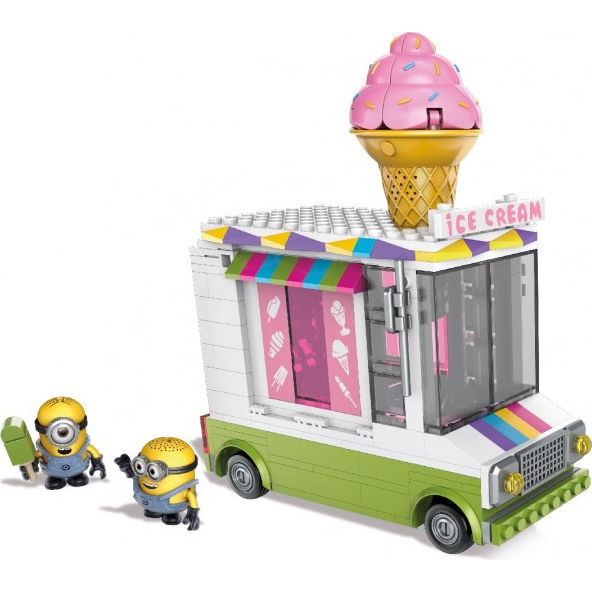 Конструктор Фургончик с мороженым серии Миньоны Mega Bloks