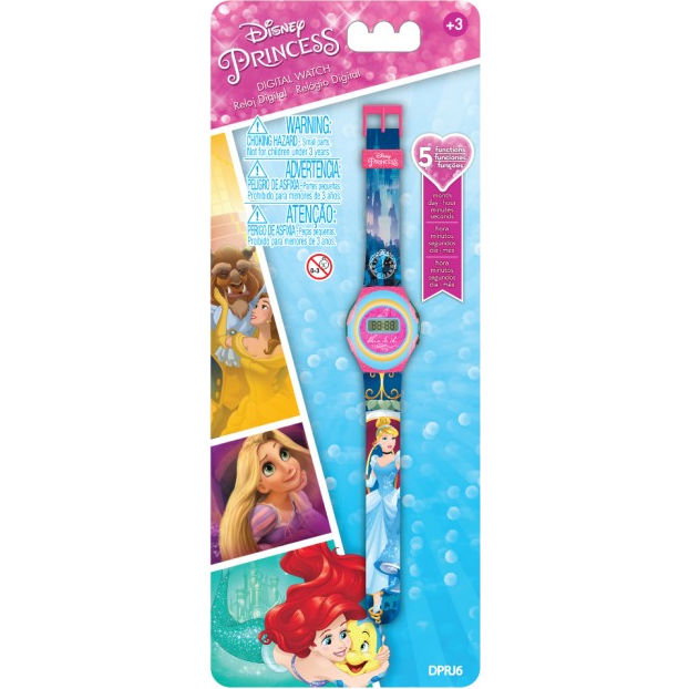 Часы Disney Princess (5 функций: месяц, дата, часы, минуты, секунды)