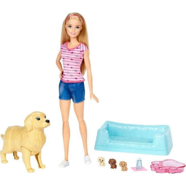 Набор с куклой Barbie Малыши-щенята